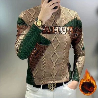 Thermal Underwear Top for Men Thick Thermal Shirt Long Sleev