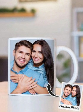 1pc Custom Photo Mug Personalized Coffee Mug with Photo Uniq