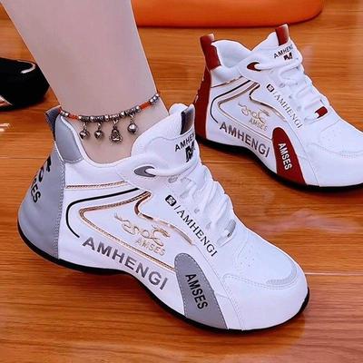 西门吹牛真皮女鞋2026新款老爹鞋女士加绒帕拉鞋冬季休闲运动鞋子