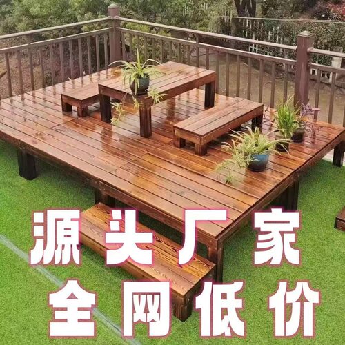 户外防腐木露台地板实木地台