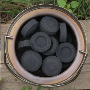 速燃炭果木无烟易燃炭户外烧烤专用碳煮茶炭水烟炭家用暖手炉木炭