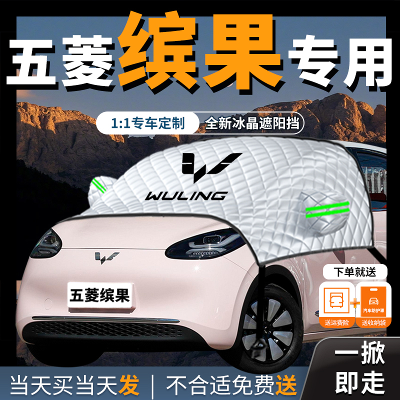 【五菱缤果】专用遮雪挡防霜防雪