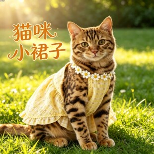 孟加拉豹猫专用猫咪夏天衣服薄款防掉毛宠物小猫背心夏可爱脱不掉