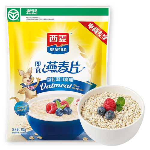 西麦纯燕麦片营养早餐