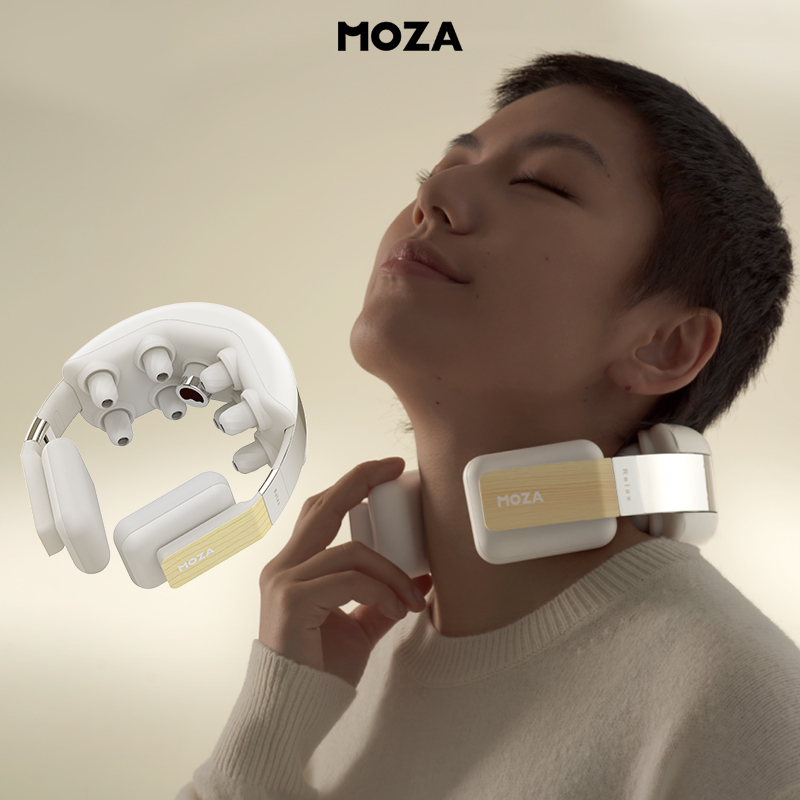 H的禮物清單丨MOZA摩砾[物理精油按摩]全颈修护多功能按摩仪礼品