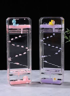 创意可爱滑梯油漏桌面摆