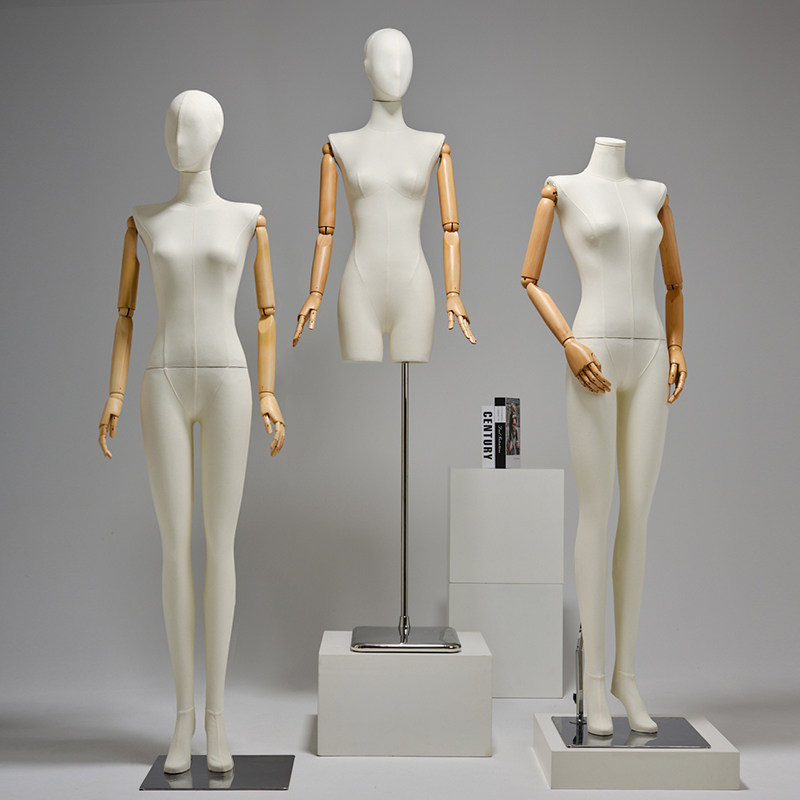 服装店模特展示架全身平肩长腿女装半身模特人偶橱窗人体模特道具