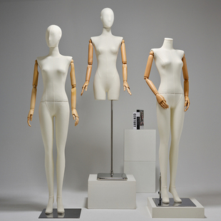 服装店模特展示架全身平肩长腿女装半身模特人偶橱窗人体模特道具