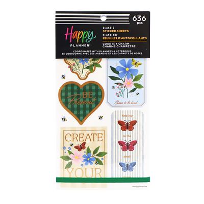 【新品贴纸合集】THE HAPPY PLANNER 2026SPR 30页不干胶贴纸本