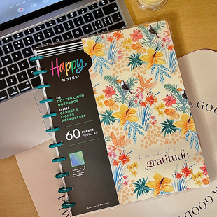 【热带往事】THE HAPPY PLANNER手账笔记本A4活页本简约可拆卸日记本计划本少女可爱高颜值自然热带手帐本