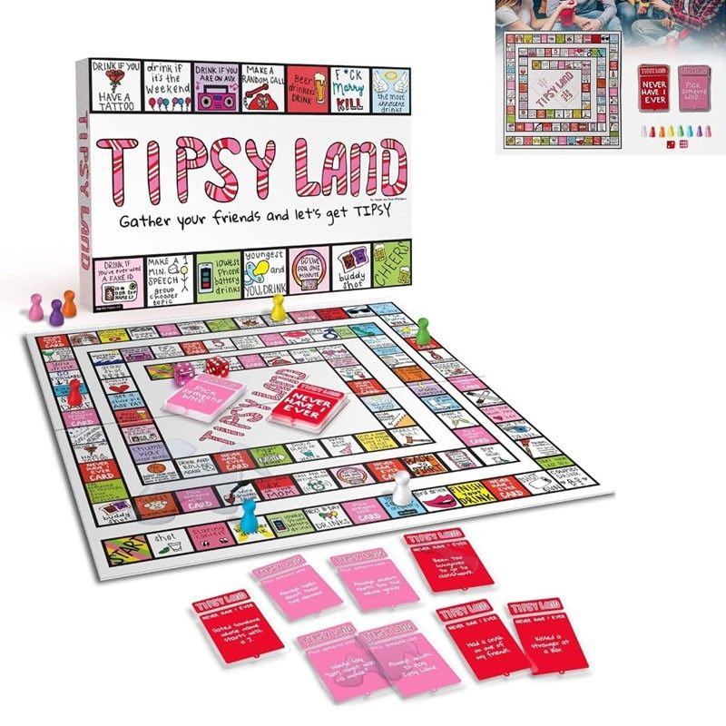 Party Funny Drinking Board Game Tipsyland for Adults Friends