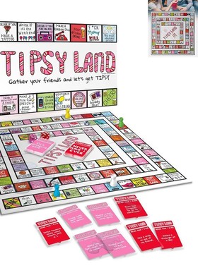 Party Funny Drinking Board Game Tipsyland for Adults Friends