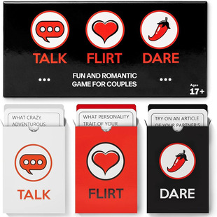 Talk Flirt Dare Fun and Romantic Couples Game for Date Night