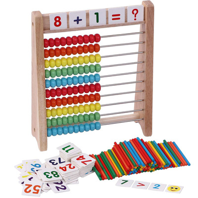 算珠数学教具幼儿园蒙氏算数