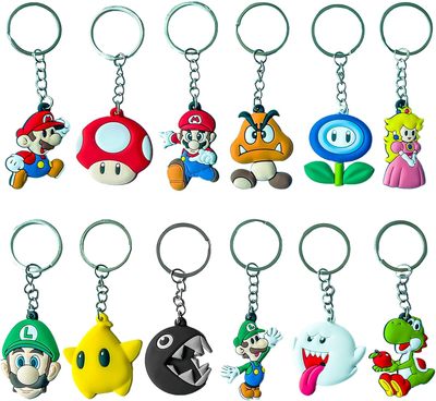 超级马里奥钥匙扣礼品挂件配饰