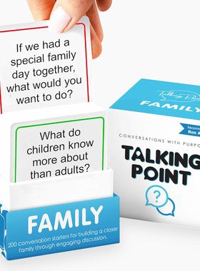 talking point Family Conversation Cards Connect with Family