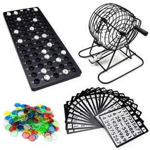 Cage Game Night Deluxe toys Family Wheel Fun Bingo Set