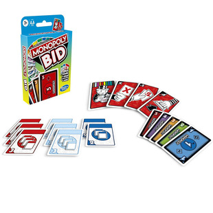 Monopoly Bid game a fun card games for families and kids toy