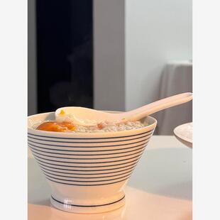 【超爱波佐见烧碗】碗家用一人一个食品级陶瓷精致清雅高脚碗日式