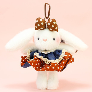 26年新款垂耳兔书包挂件发圈裙长耳兔毛绒公仔钥匙扣安抚玩偶挂饰
