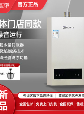 NORITZ/能率GQ-13S2AFEX/GQ-16S2AFEX室内强排静音16升燃气热水器
