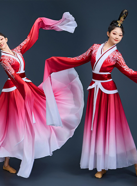 水袖舞蹈服儿童云川之舞铜雀献艺同款汉唐相和歌古典踏鼓舞演出服