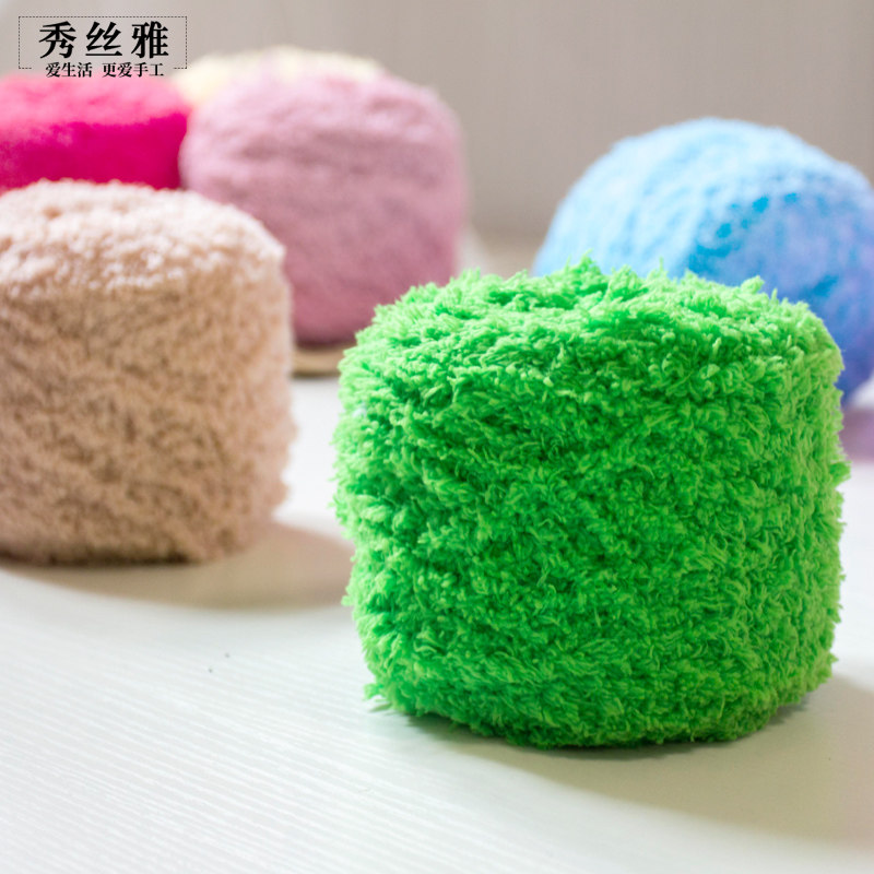 秀丝雅diy绒绒线毛线婴儿围巾