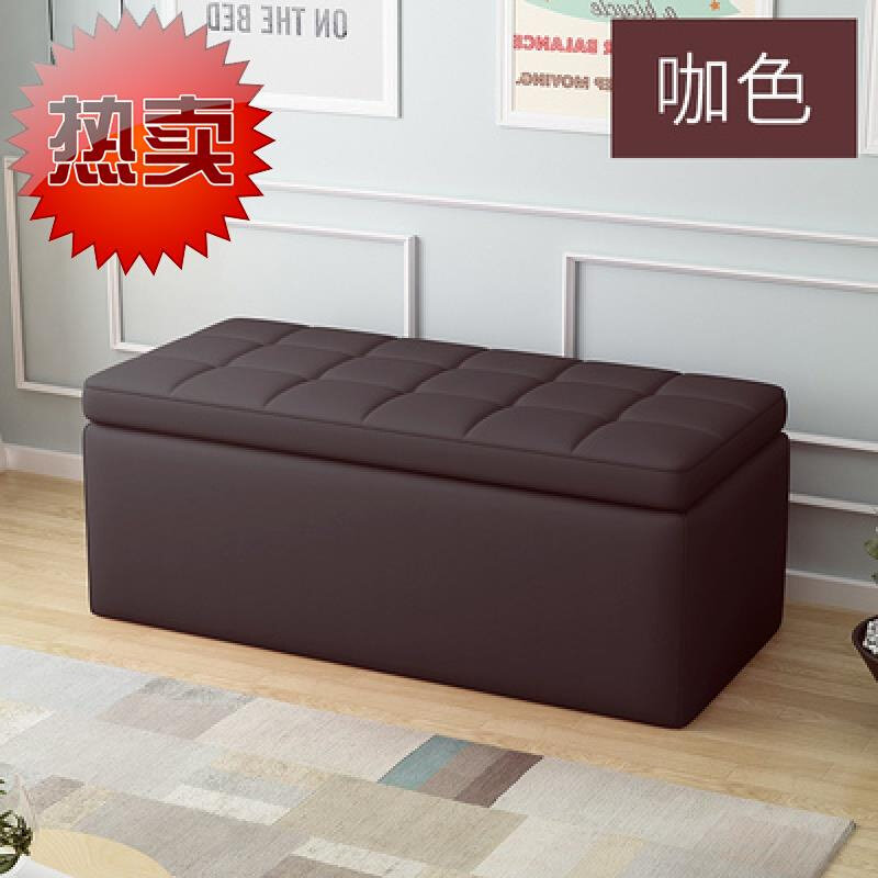 定制床边家用座凳商场收纳黑色试衣皮f质浴室沙发换鞋凳鞋长方形