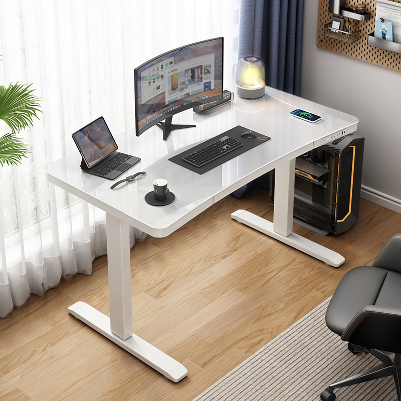 Koble双电机钢化玻璃智能升降桌