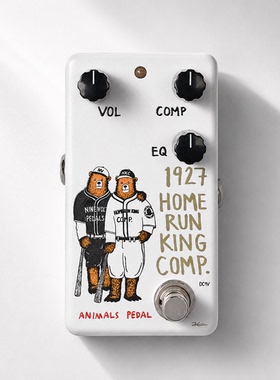 酷糖日本 Animals Pedal 棒球熊压缩效果器1927 HOME RUN KING