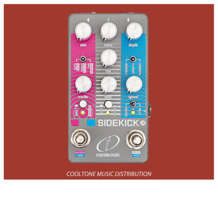 Crazy Tube Circuits SideKicK JR混响延迟合唱三合一单块效果器