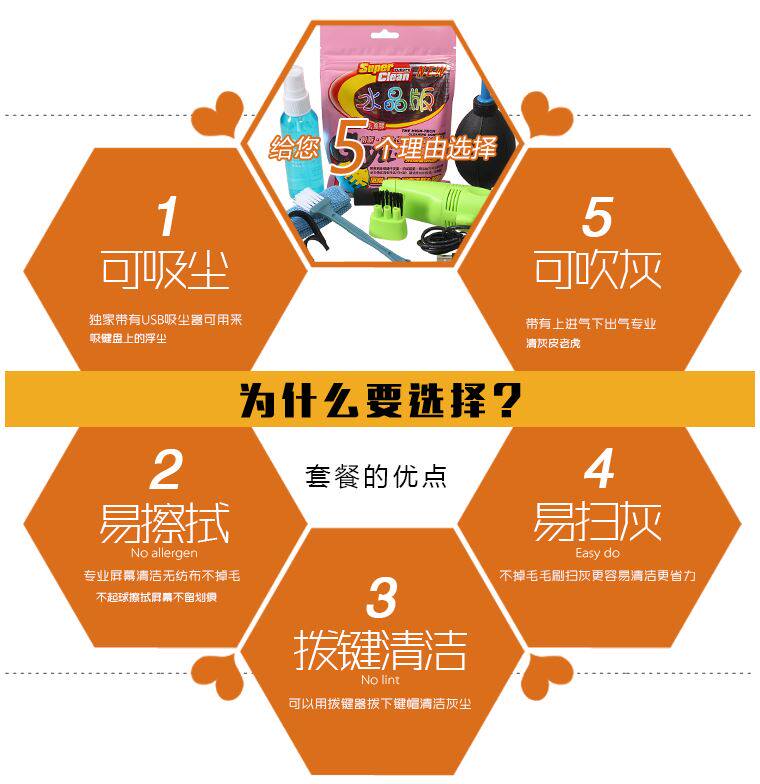 。包邮笔记本液晶屏幕 数码清洗清理工具 键盘 家电 电脑清洁套装使用感如何?