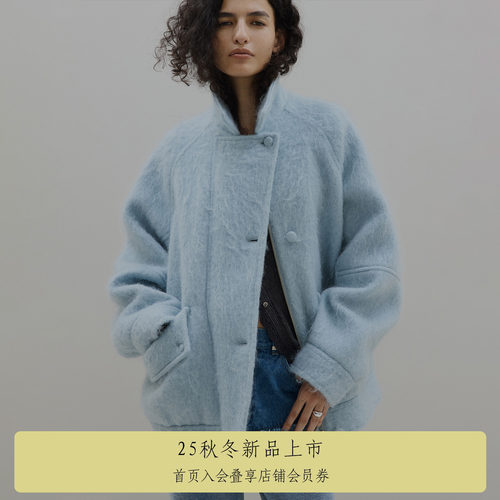 AMERI毛绒感夹克外套