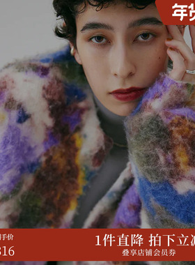 【ins博主同款】AMERI 冬 UND系列针织开襟毛衣0224201620600