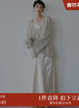 【ins博主同款】AMERI 冬毛衣叠穿式吊带连衣裙0124205231020