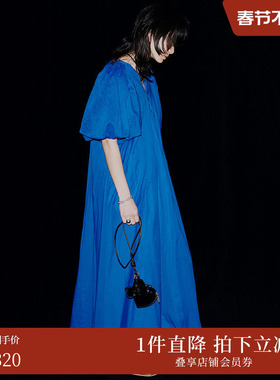 【ins博主同款】AMERI新款精梳棉两穿宽松连衣裙01410521080