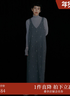 【ins博主同款】AMERI 冬UND系列羊毛连衣裙0224205920780