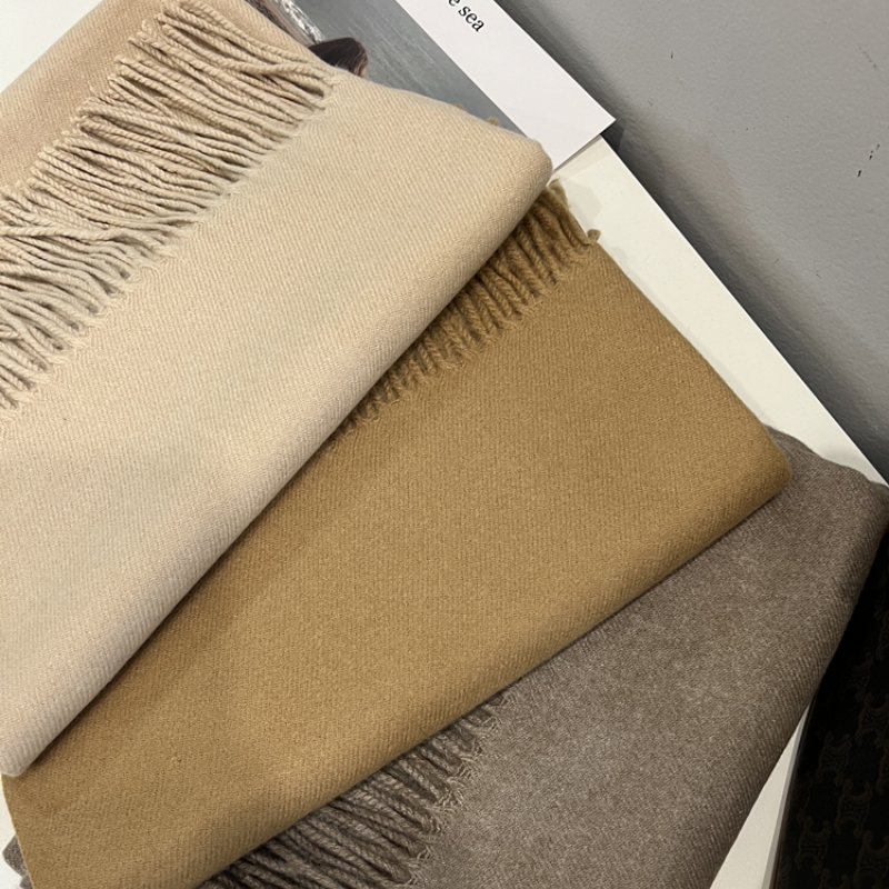 350克加厚重磅纯色围巾女冬季男情侣保暖流苏长款百搭披肩仿羊绒