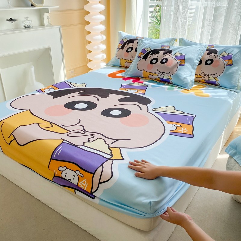 新款卡通床单床笠棕垫床套防尘罩席床垫保护套卡通儿童上下床笠3