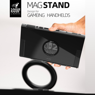 兼容Switch2 苹果MagSafe Co. Ally ROG raven skullco骷髅雾鸦savage 磁吸超薄指环支架强磁吸附 Skull