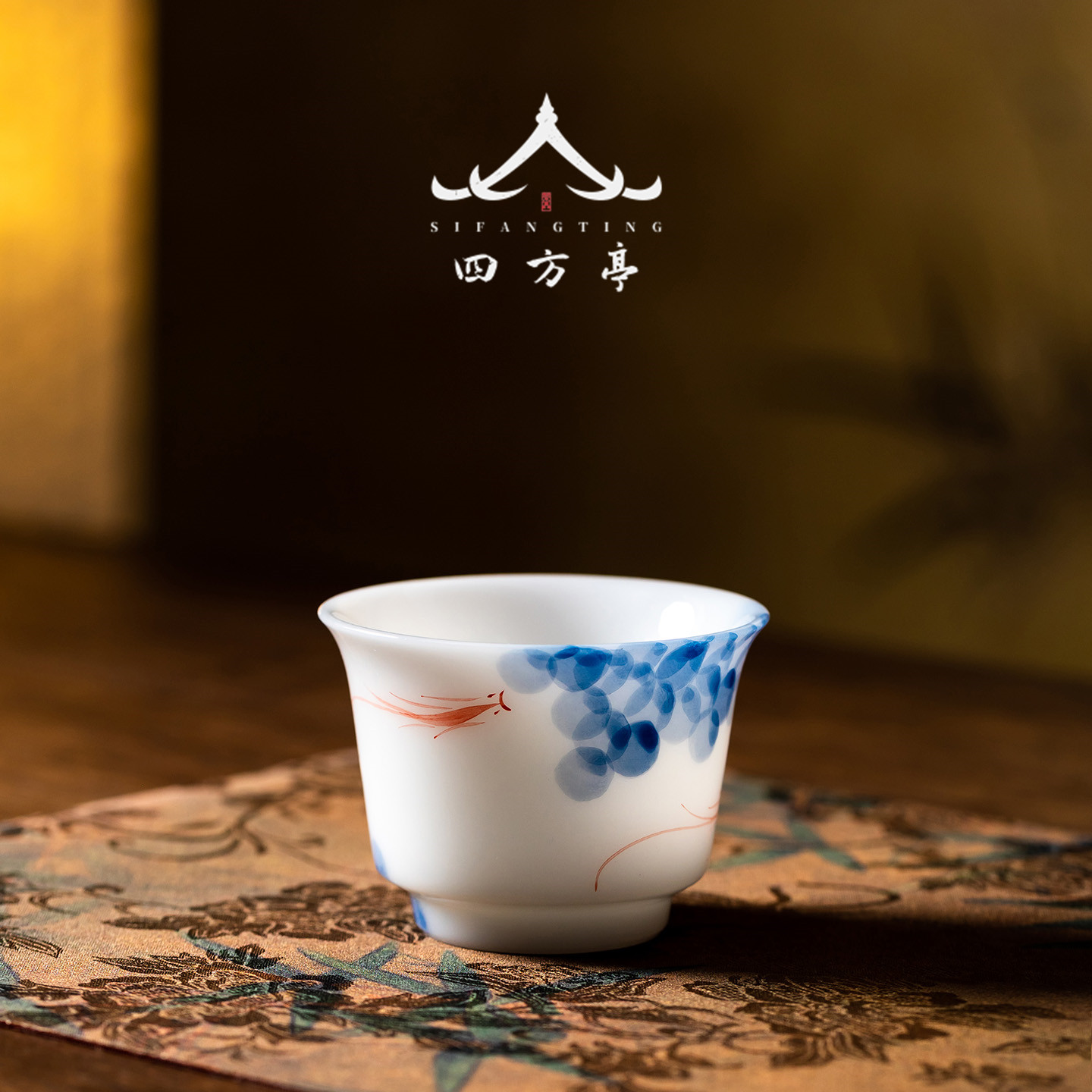 冰种玉瓷主人杯单杯薄胎高档功夫茶杯陶瓷茶具品茗杯子茶盏礼盒装