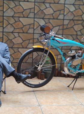 Motorised Bike Custom Build Cool Fashion gasBike 改装自行车
