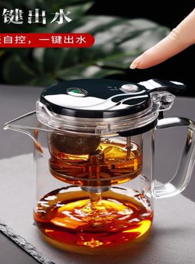 小青柑专用泡茶壶玻璃耐高温飘逸杯茶具套装热销榜茶水分离普洱茶