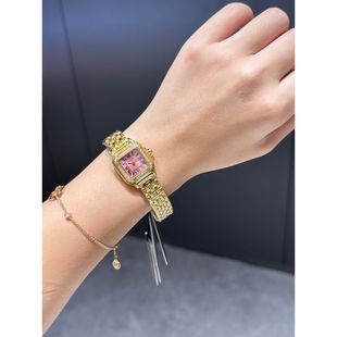 足金999西普尼黄金小金表手链送女友礼物