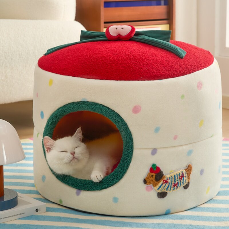 猫窝冬加厚保暖封闭式安全感四季通用小型犬宠物用品2026新款狗窝