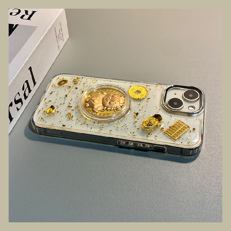 2026马上有财库适用华为mate80promax手机壳mete70pro+铜钱m60元宝50算盘40e金箔30epor马年十滴胶huawei立体