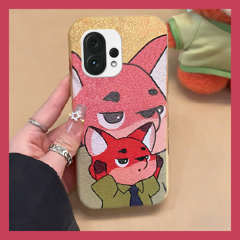 动漫疯狂动物园适用vivos30promini手机壳s20朱迪s19尼克s18e可爱s17皮纹s16仿皮s15硅胶s12软s10por/s9e/s7t