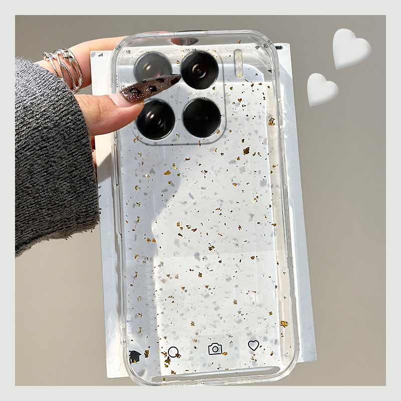 高级感金箔适用小米15pro手机壳14简约13sultra新年12spor小众12x满屏11青春版日韩10s米mi硅胶本命年透明软p