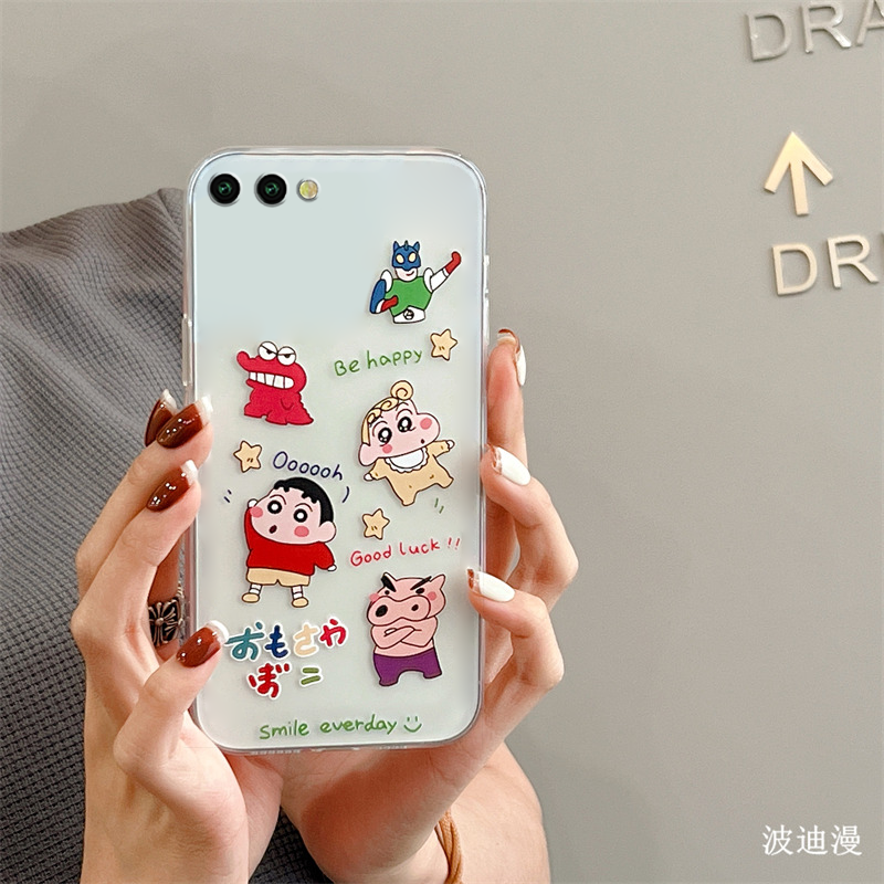 手机壳透明卡通蜡笔小新