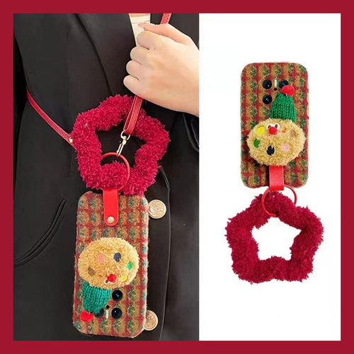 帽子饼干适用华为mate70pro+手机壳pura70ultra毛茸茸mete70rs挂绳60日韩50e斜挎40硅胶30por可背带十毛绒绒p